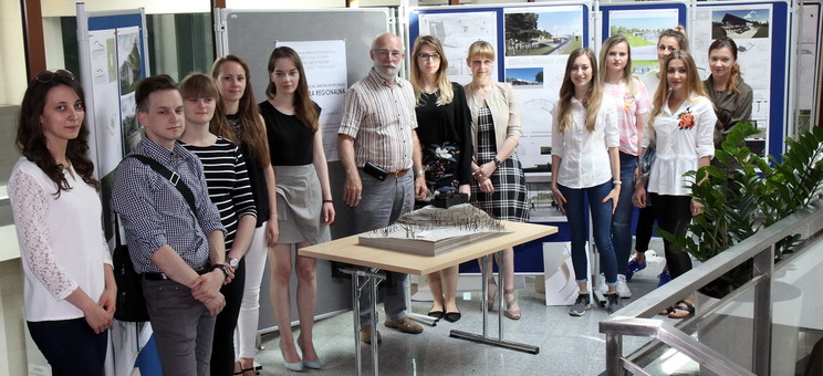 Wystawa prac studentów architektury