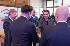 Powitanie premier Ukrainy J. Swyrydenko,