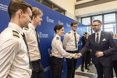 Spotkanie ministra M. Kulaska ze studentami pilotażu,